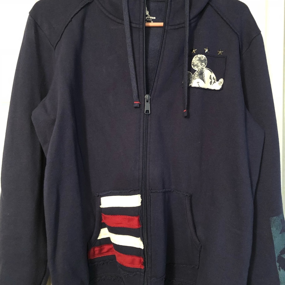 Disneyland Resort hooded sweatshirt.